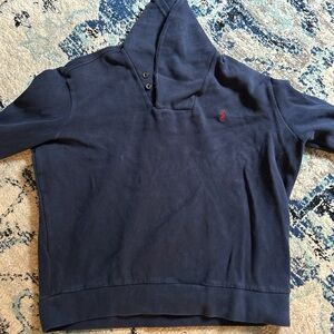 Polo by Ralph Lauren Blue Hoodie Sweatshirt